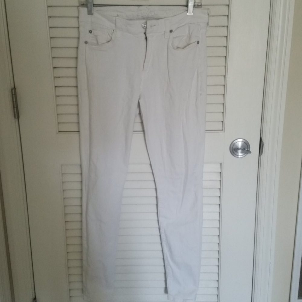 7 for all mankind white Jeans